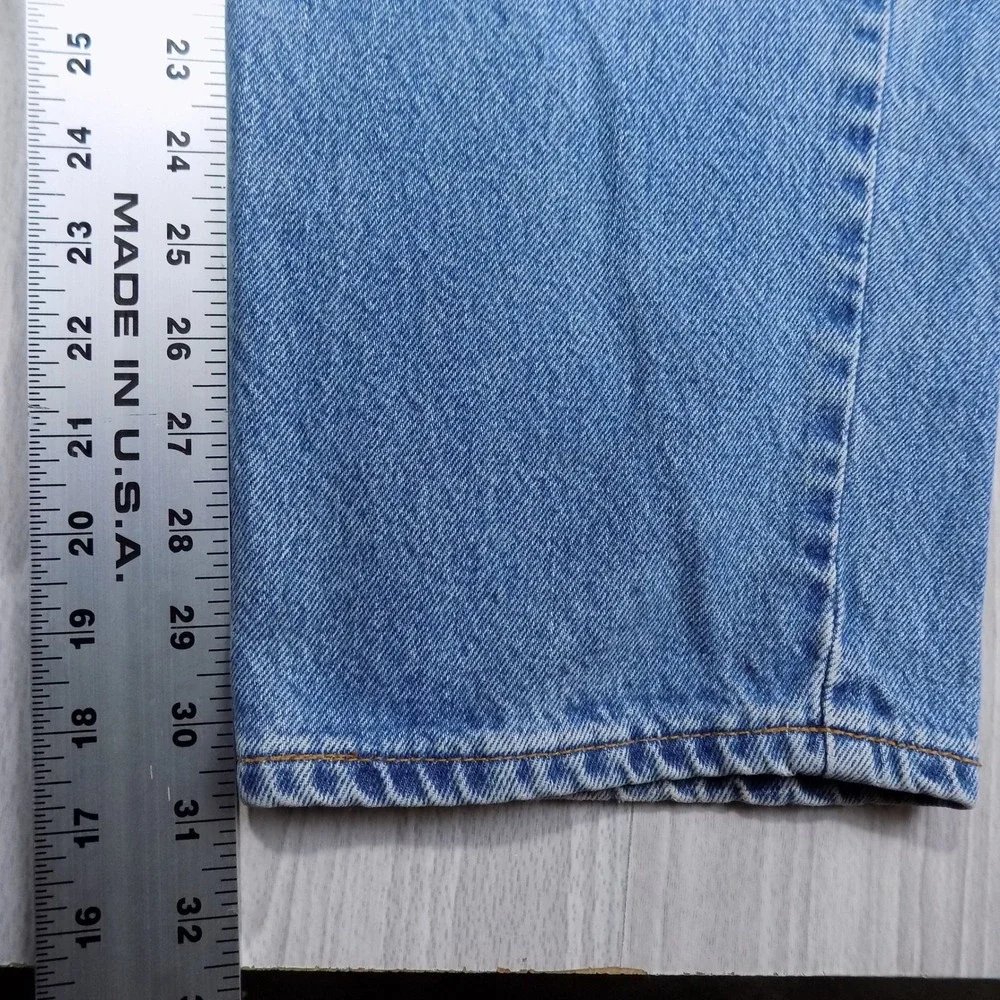 Vintage 90's Levi's 550 Relaxed Fit Jeans Mens 42x30 Blue Made in USA EUC